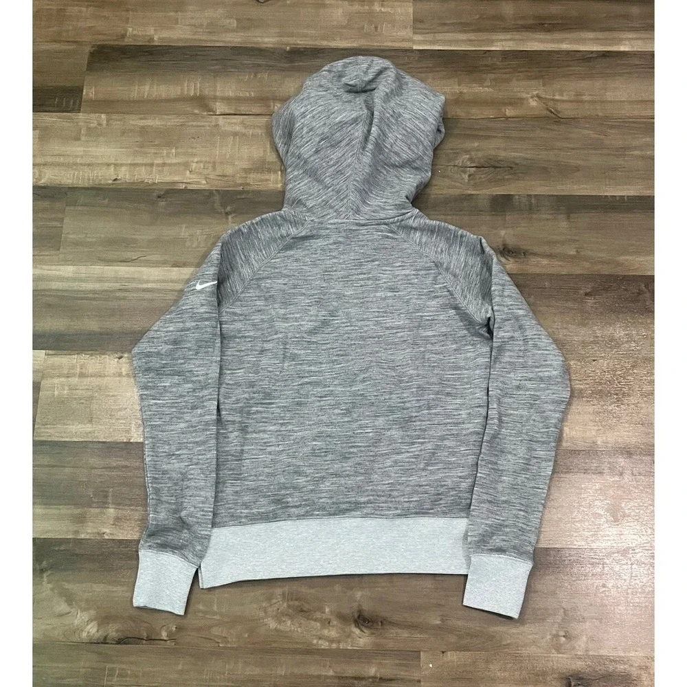 Nike Sochi 2014 Winter Olympics Gray Hoodie Size M Tech Fleece Red Tag Cowl Neck
